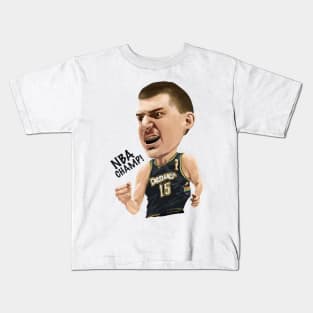 Nikola Jokic! NBA CHAMP and FINALS MVP Edition! Kids T-Shirt